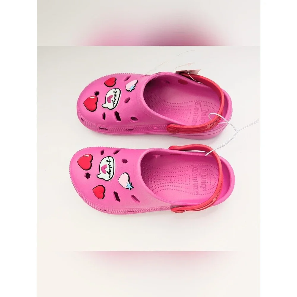 Juicy Couture Kids' (Size 3) Pink Slip-On 
